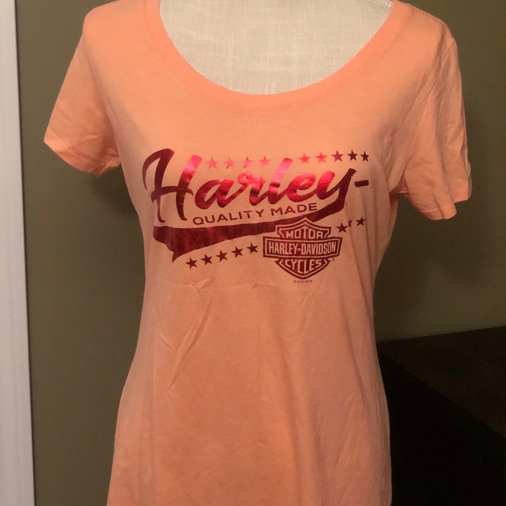 Harley Davidson soft feel, scoop T